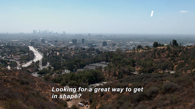Still image from Naturally, Danny Seo: Nature's Workout