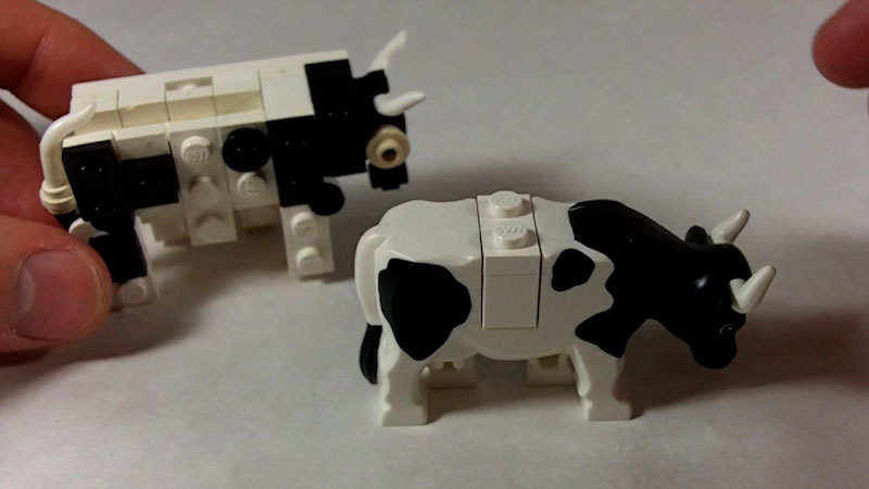 How To Build A LEGO Cow