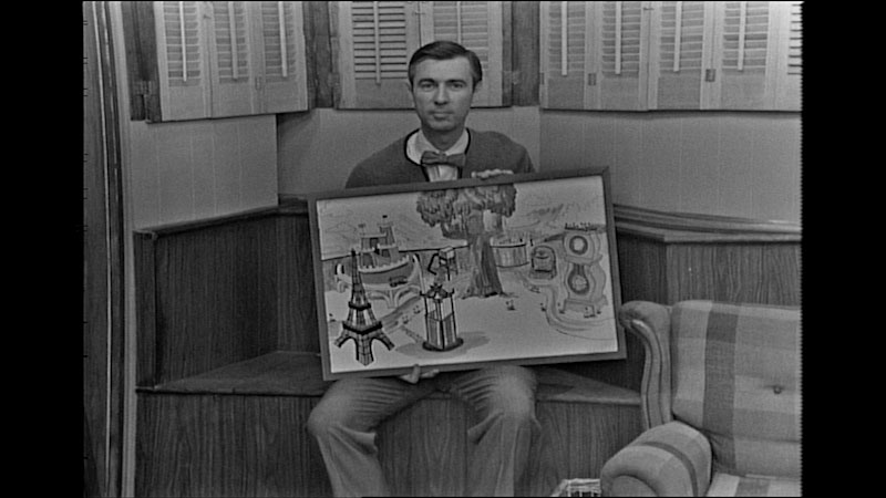 Still image from: Mister Rogers’ Neighborhood: Imaginative Play with a Burlap Bag and Establishing Borders
