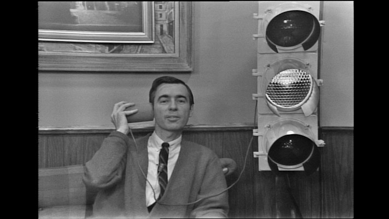 Still image from: Mister Rogers’ Neighborhood: Preparing for a Peace Party and Making Peach Pudding