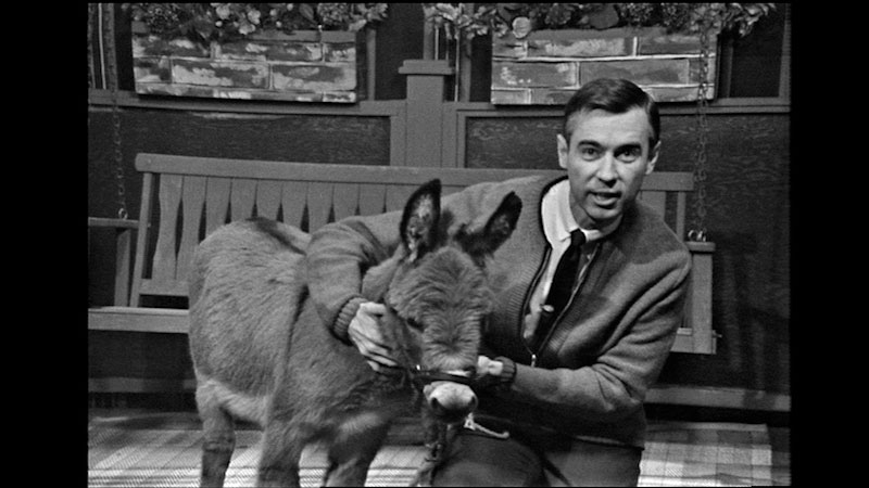 Still image from: Mister Rogers’ Neighborhood: Meeting a Donkey and Helping Donkey Hodie Find a Home