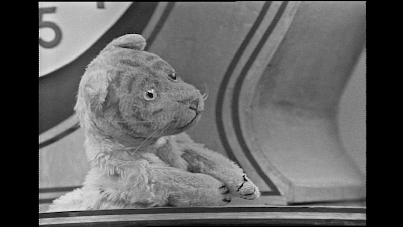 Still image from: Mister Rogers’ Neighborhood: Warming Buns, Sharing Hot Dogs, and Handling a Factory Fire