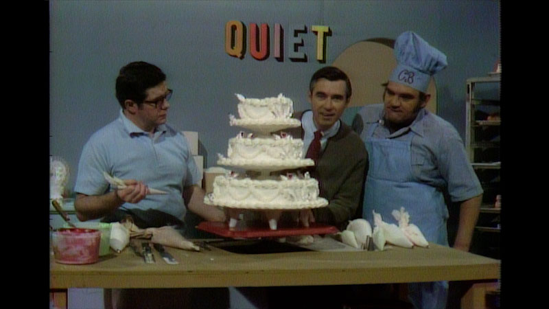 Still image from: Mister Rogers’ Neighborhood: Decorating Cakes and Making Things Right After a Mistake