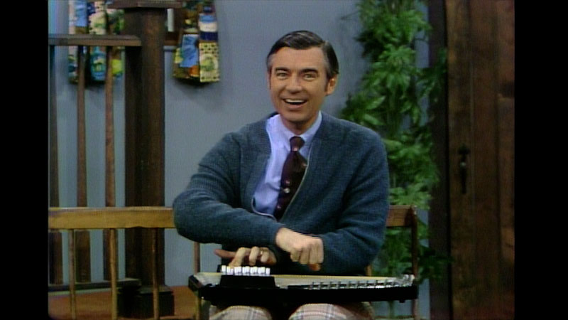 Still image from: Mister Rogers’ Neighborhood: Exploring Harps and Visiting Friends Who Make Music