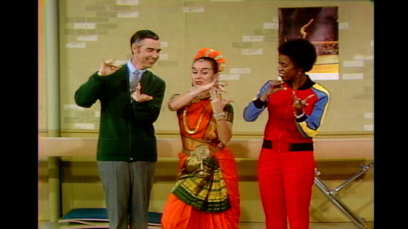 Still image from: Mister Rogers’ Neighborhood: Moving to Music and Receiving a Portrait From a Friend