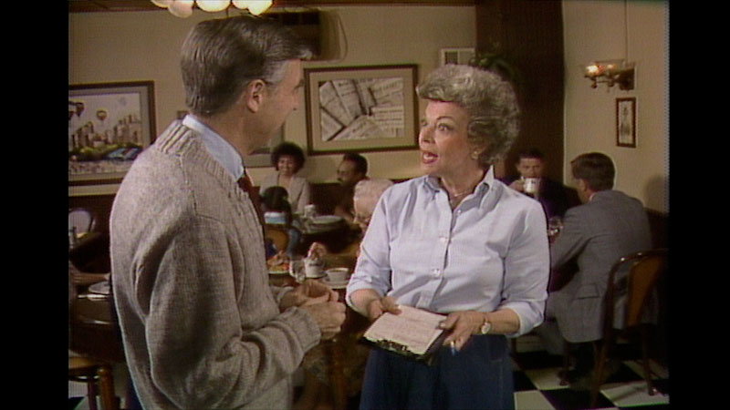 Still image from: Mister Rogers’ Neighborhood: Visiting a Restaurant Kitchen and Making a Fruit Salad