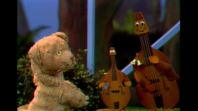 Still image from: Mister Rogers’ Neighborhood: Exploring Musical Instruments and Sharing Feelings Through Music