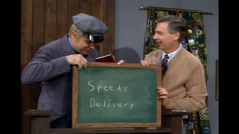 Still image from: Mister Rogers’ Neighborhood: Letters, Poems, and Confidence in Sharing
