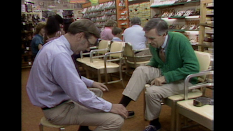 Still image from: Mister Rogers’ Neighborhood: Choosing Shoes, Facing Disappointment, and Learning About Sharing