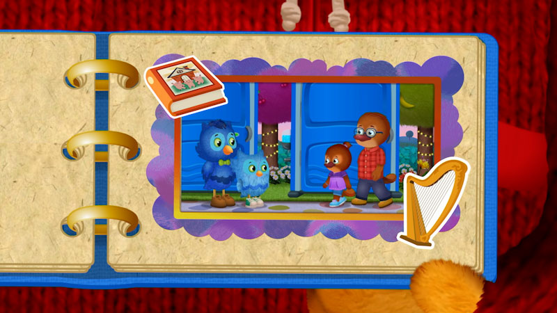 Still image from: Daniel Tiger's Neighborhood: Daniel Uses a New Bathroom / The Neighborhood Concert