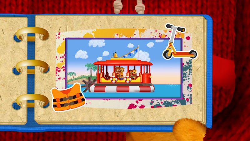 Still image from: Daniel Tiger's Neighborhood: Daniel Helps Teddy / Miss Elaina is Brave at the Dentist