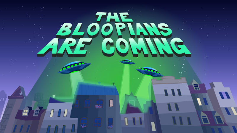 Still image from: 16 Hudson: The Bloopians Are Coming!
