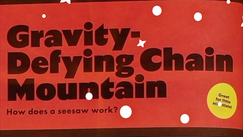 Still image from: Emily's Science Lab: Chain Fountain Experiment