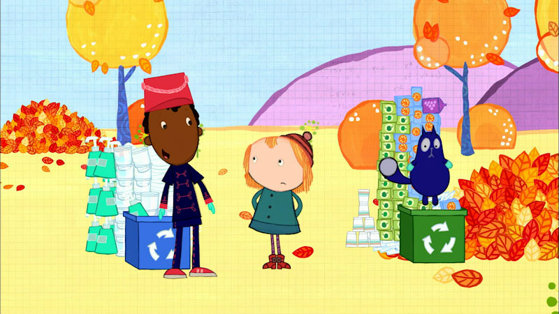 Still image from: Peg + Cat: The Parade Problem / The Halloween Problem