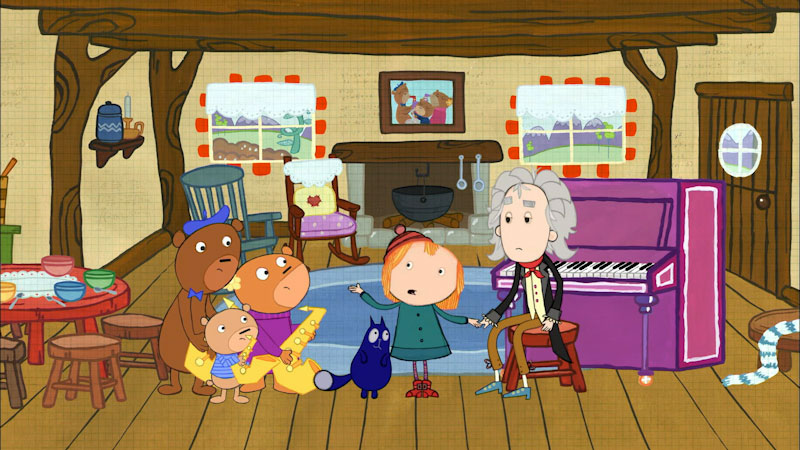 Still image from: Peg + Cat: The Play Date Problem / The Blabberwocky Problem