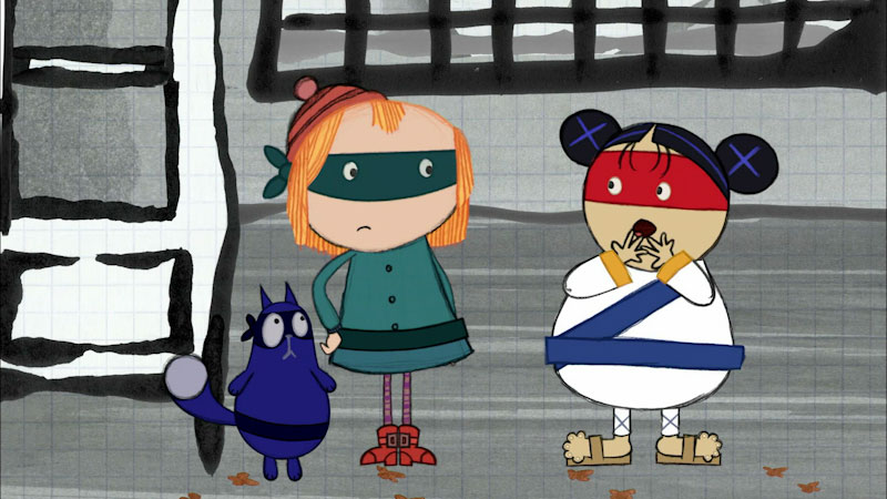 Still image from: Peg + Cat: The Sushi Problem / The Highlight Zone Problem