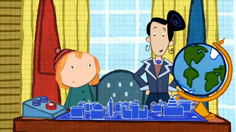 Still image from: Peg + Cat: Peg and Cat Save the World -- Part 2