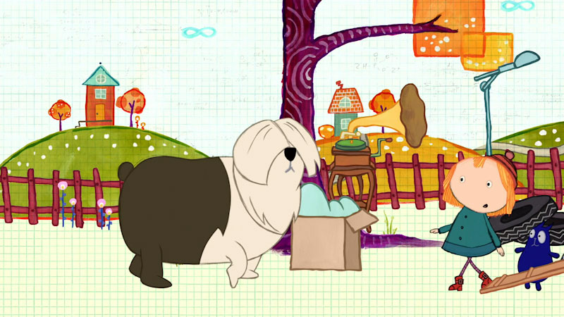 Still image from: Peg + Cat: The Too Big Dog Problem / The Giant Baby Problem