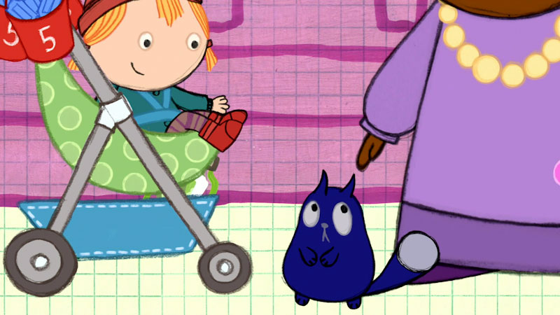 Still image from: Peg + Cat: Peg Meets Cat / The Valentines Day Problem