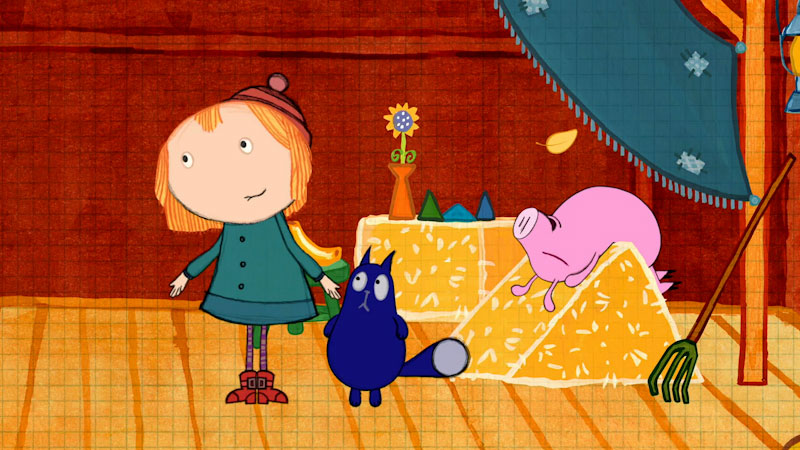 Still image from: Peg + Cat: The Pig Problem / The Mariachi Problem