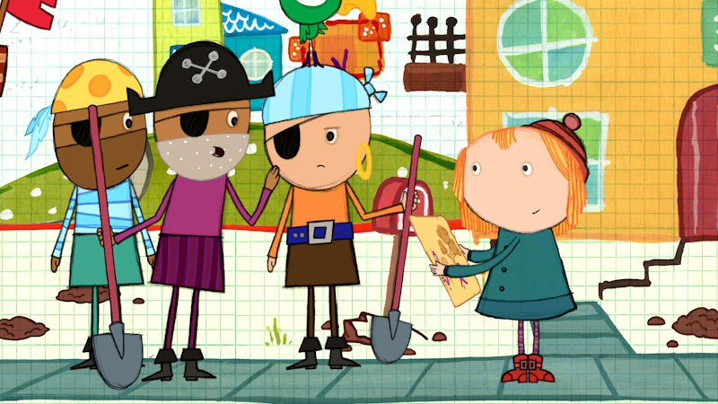 Still image from: Peg + Cat: The Big Dig Problem / The Crayon Problem