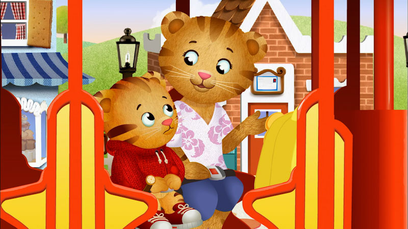 Still image from: Daniel Tiger's Neighborhood: Daniel Visits School / Daniel Visits the Doctor
