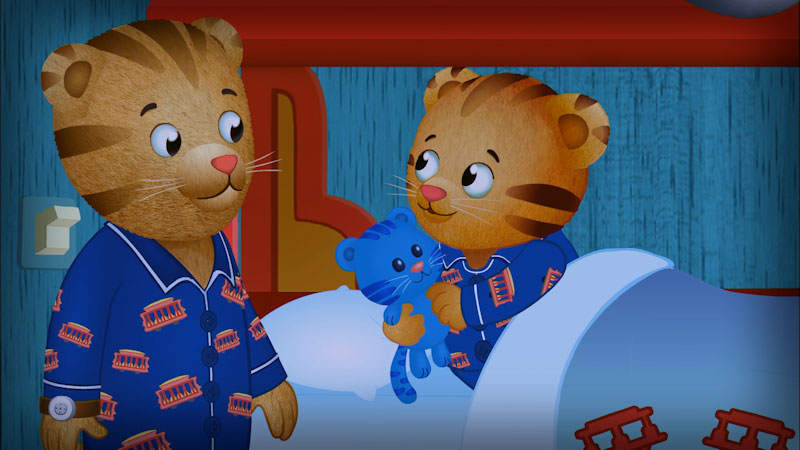 Still image from: Daniel Tiger's Neighborhood: Good Morning, Daniel / Goodnight, Daniel