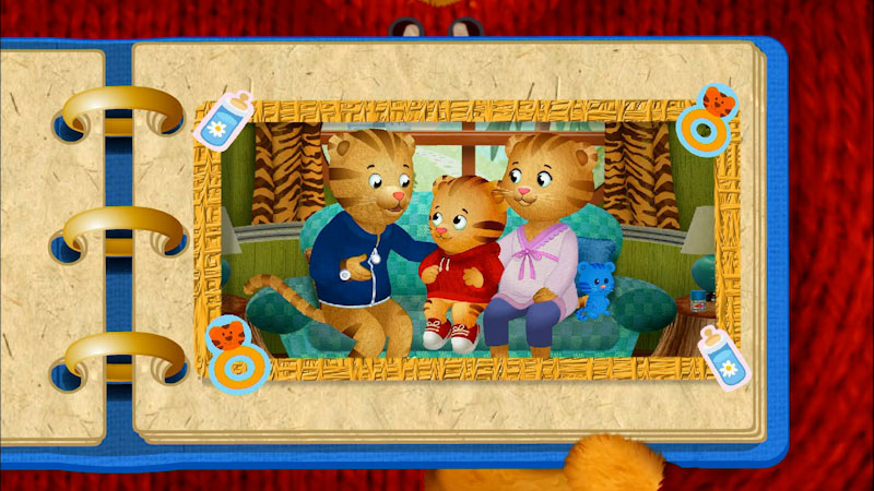 Still image from: Daniel Tiger's Neighborhood: The Tiger Family Grows / Daniel Learns About Being a Big Brother