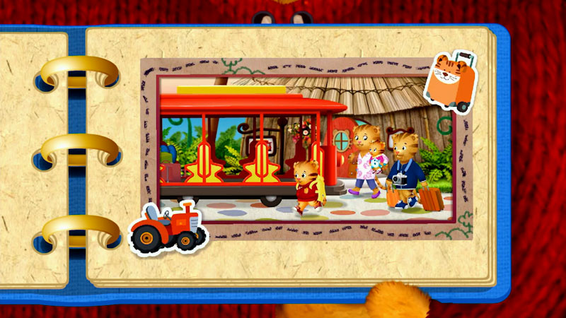 Still image from: Daniel Tiger's Neighborhood: Tiger Family Trip