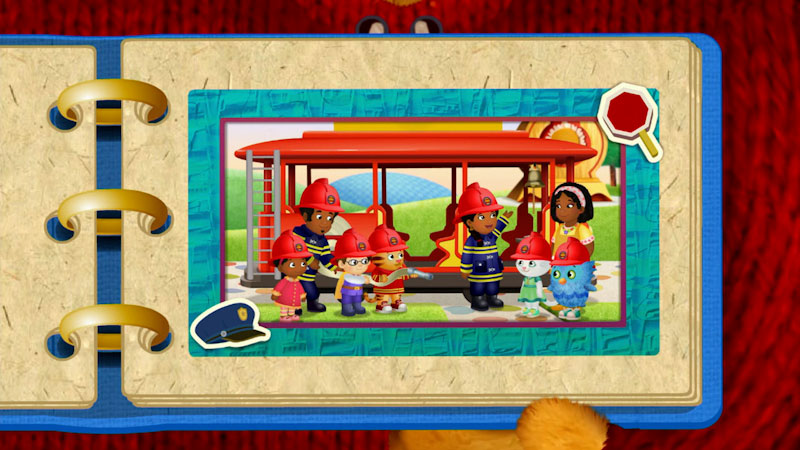 Still image from: Daniel Tiger's Neighborhood: Firefighters at School / Daniel’s Doll