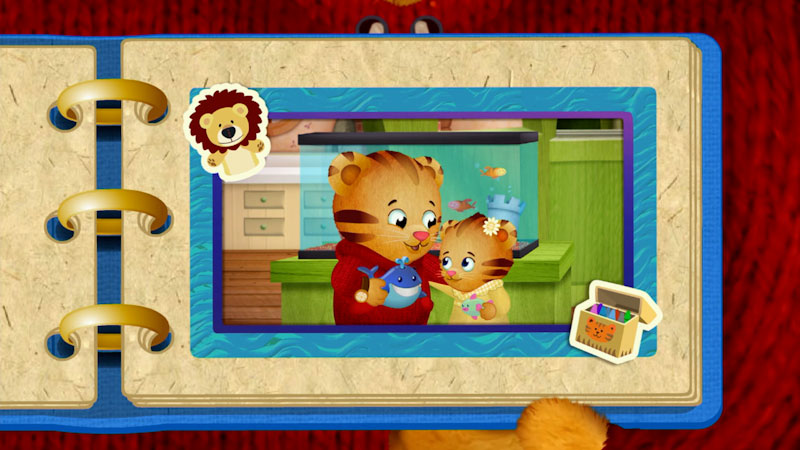 Still image from: Daniel Tiger's Neighborhood: Daniel’s Fish Dies / Daniel’s Strawberry Seeds
