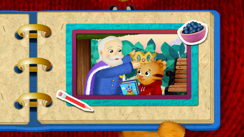 Still image from: Daniel Tiger's Neighborhood: King Daniel for the Day