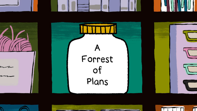 Still image from: Carl the Collector: A Forrest of Plans / The Marble Collection