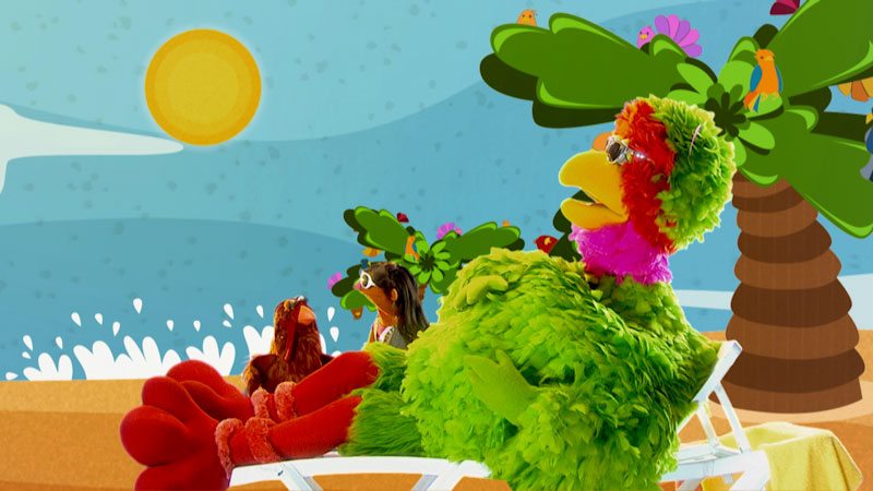 Still image from: Plaza Sésamo: Monstruos en Red - La Isla (Spanish)