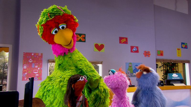 Still image from: Plaza Sésamo: Monstruos en Red - Juego de Mimicas