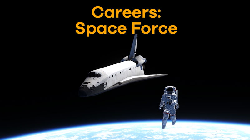 Still image from: Careers: Space Force for Kids