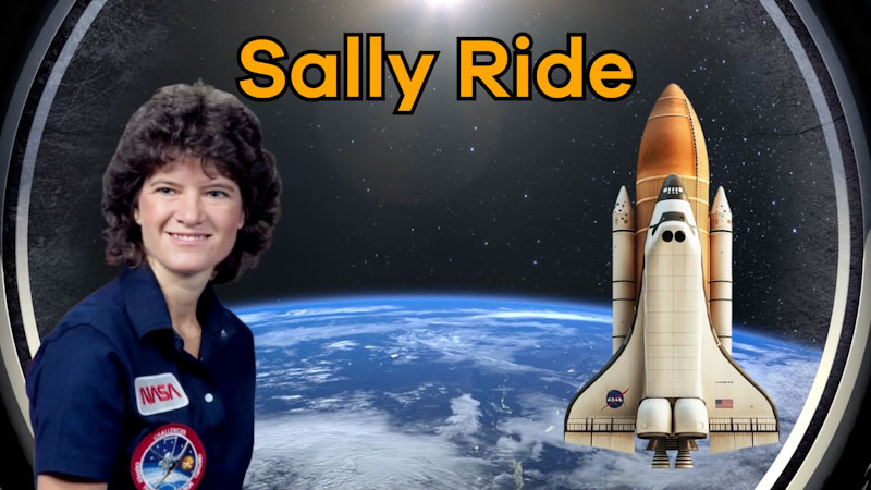 Still image from: Sally Ride for Kids
