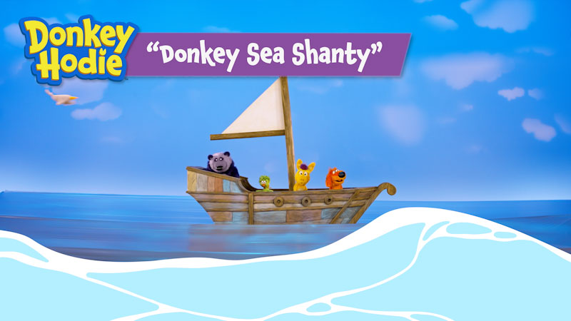 Still image from: Donkey Hodie Music Videos: Donkey Sea Shanty