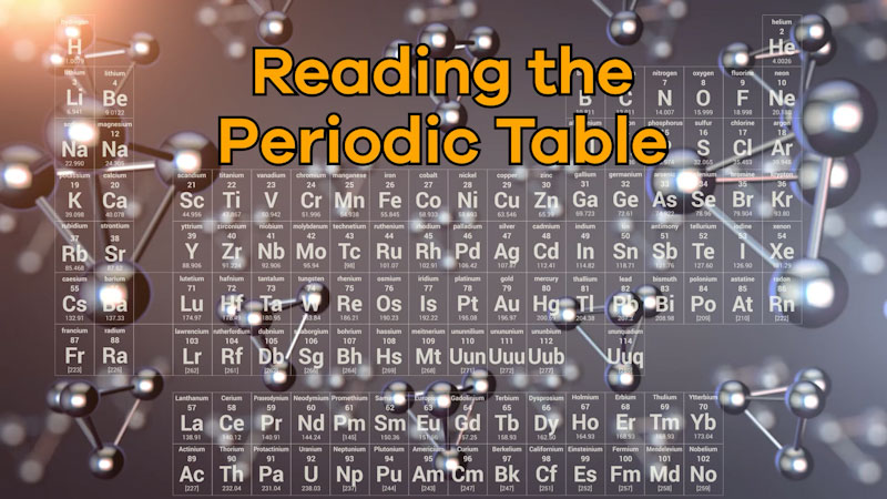 Still image from: Reading the Periodic Table