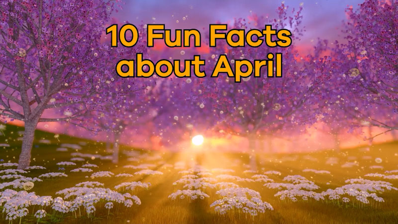 Still image from: April Fun Facts