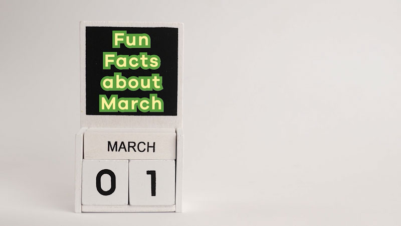 Still image from: March Fun Facts