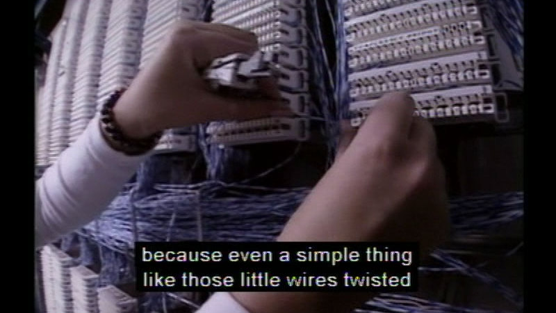 Still image from Career Options For Women: Telecommunications