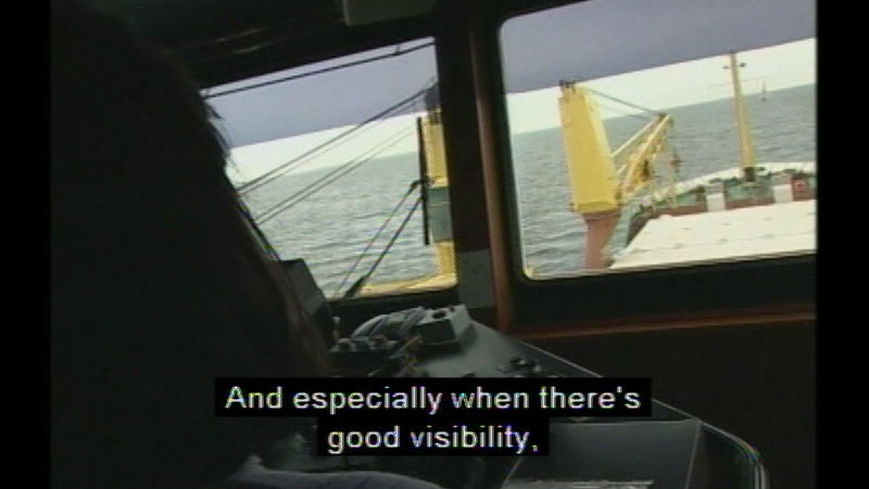 Still image from Career Options For Women: Marine Transportation
