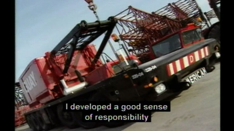 Still image from Career Options For Women: Heavy Equipment