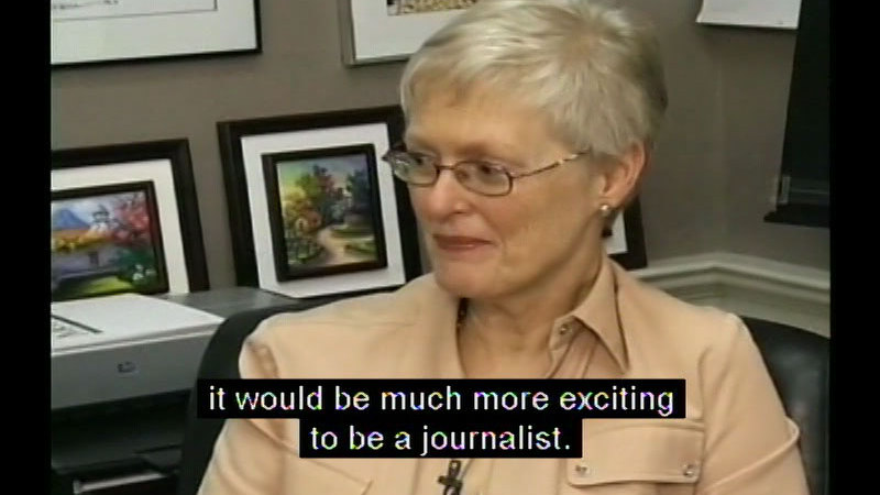 Still image from Real Life 101: Newspaper Editors