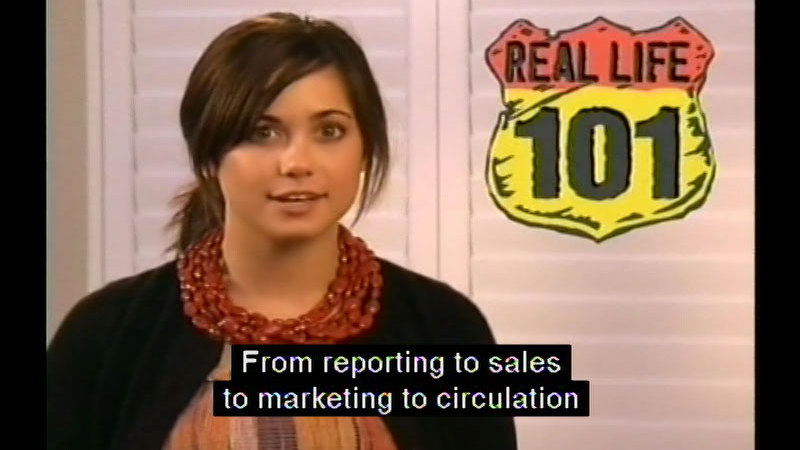 Still image from Real Life 101: The Newspaper