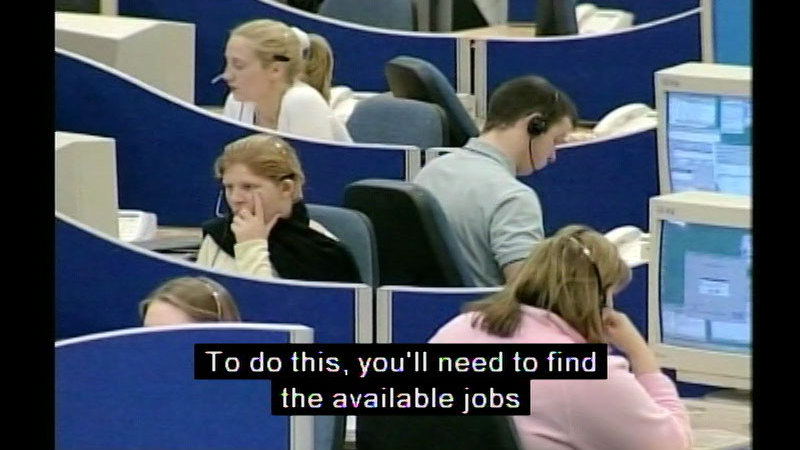 Still image from Job Seeking Solutions For Young People (Student Version)